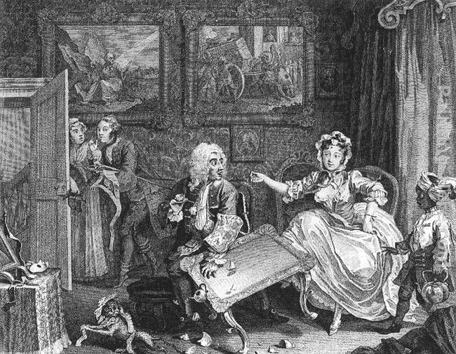 William Hogarth A Harlot's Progress, plate 2 of 6